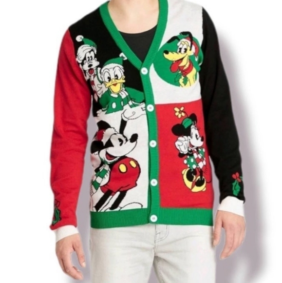 Disney Mickey and Friends Holiday Cardigan